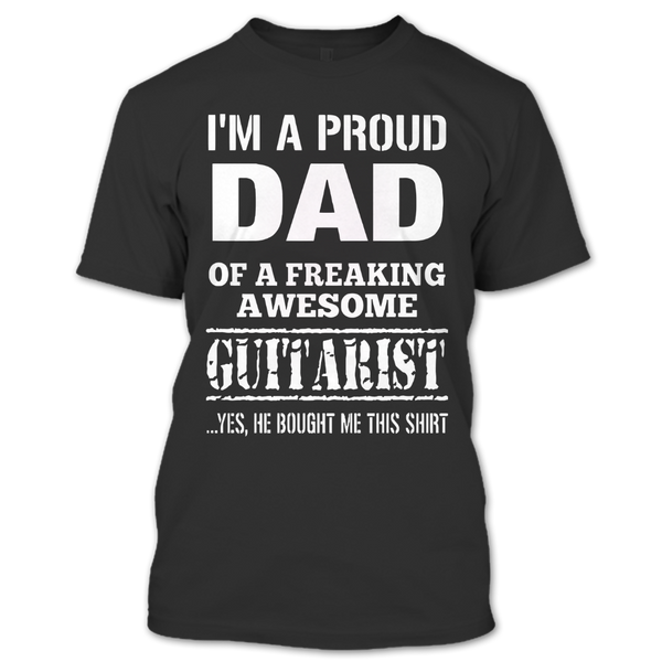 A black t-shirt with the shopify logo