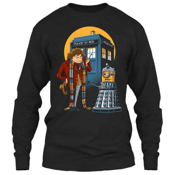 A black t-shirt with the shopify logo