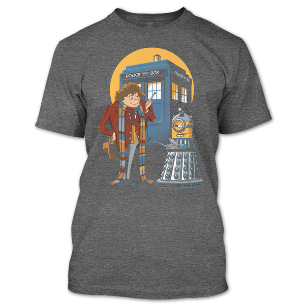 A black t-shirt with the shopify logo