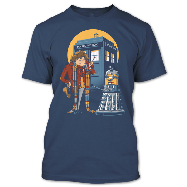 A black t-shirt with the shopify logo