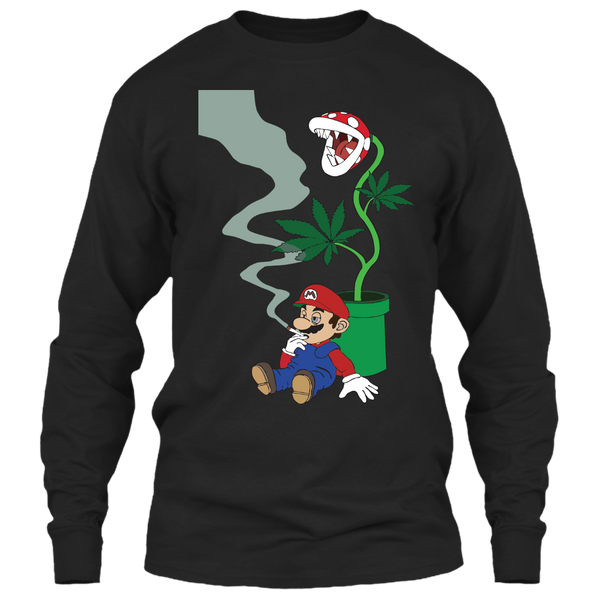 A black t-shirt with the shopify logo