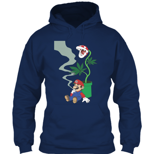 A black t-shirt with the shopify logo