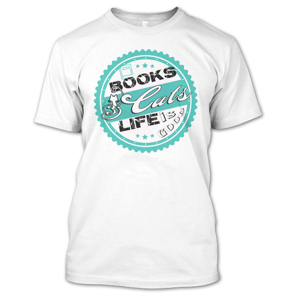 A black t-shirt with the shopify logo