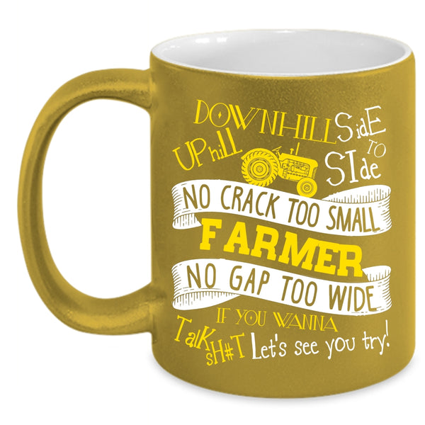 Cute Farmer Coffee Mug, Funny Gift For Farmer Coffee Cup