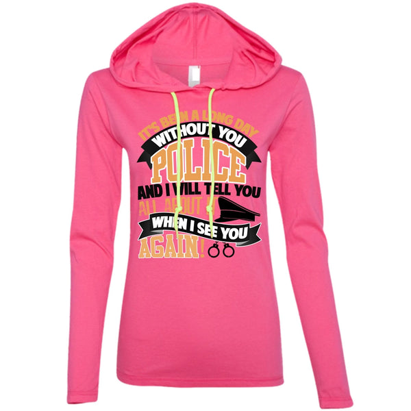 Long Day Without You Police T Shirt, I Love Police T Shirt, Awesome T-Shirts