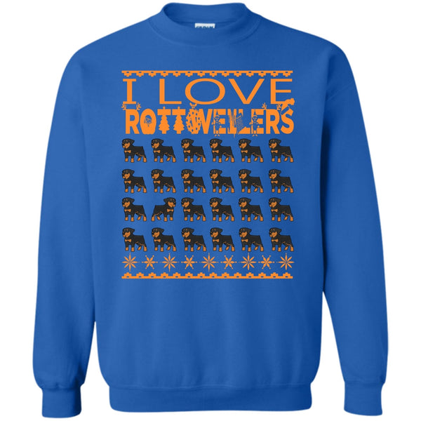 Coolest Rottwellers Lover T Shirt, Rottwellers Merry Christmas Sweatshirt