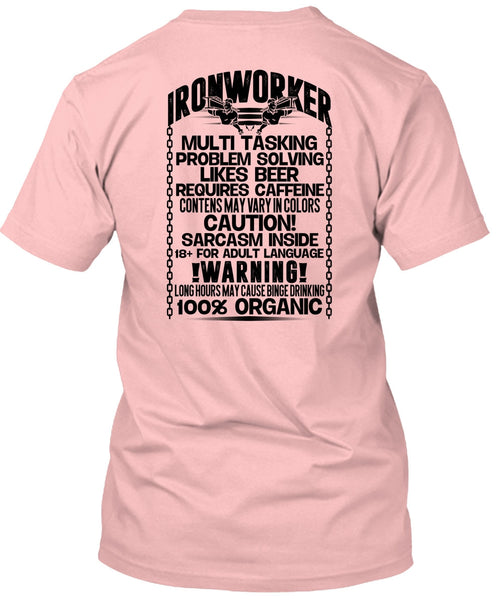 Ironworker Multitasking T Shirt, I Love Ironworker T Shirt