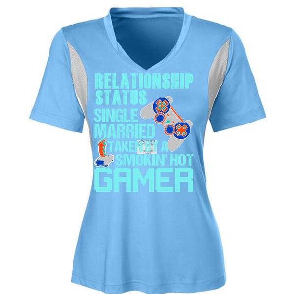 Taken By A Smoking Hot Gamer T Shirt, Being A Gamer T Shirt