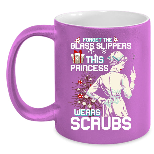 This Princess Wears Scrubs Coffee Mug, Cute Nurse Coffee Cup