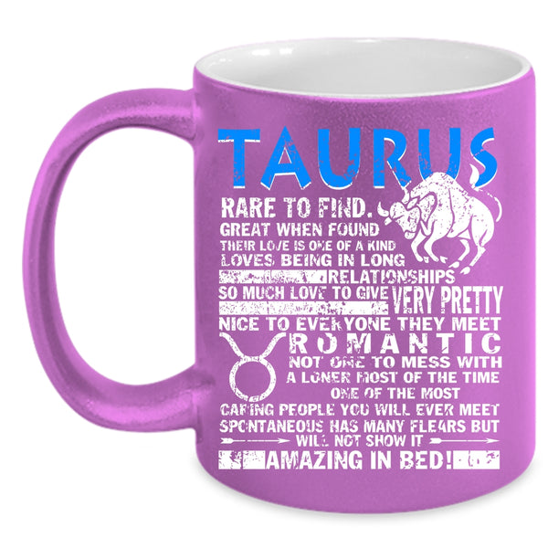 Taurus Rare To Find Coffee Mug, Birthday Gift Coffee Cup
