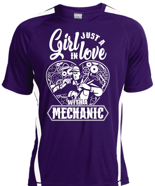 Just A Girl In Love With A Mechanic T Shirt, Being A Mechanic T Shirt, Cool Shirt