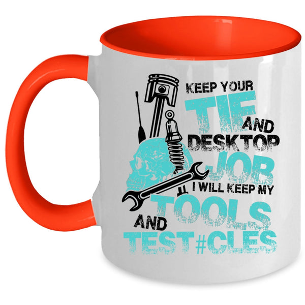Cool Gift For My Husband Coffee Mug, Funny Mechanics Accent Mug