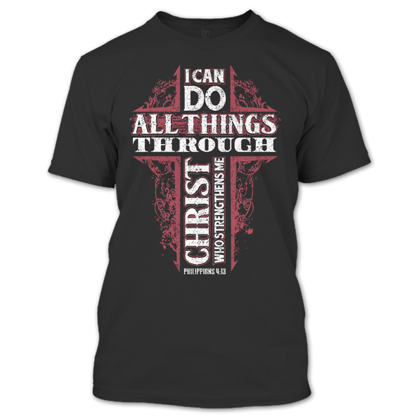 A black t-shirt with the shopify logo