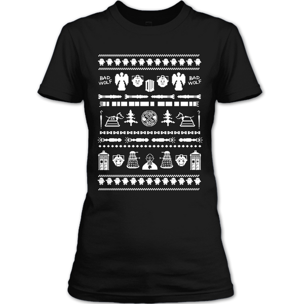 A black t-shirt with the shopify logo