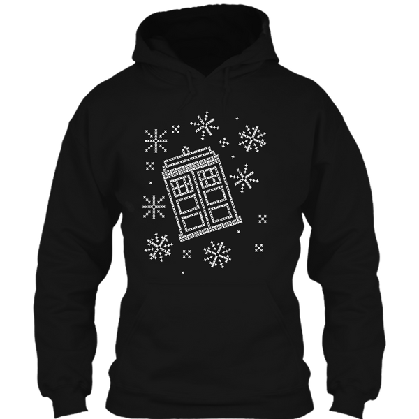 A black t-shirt with the shopify logo