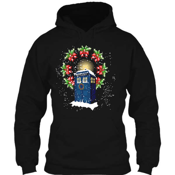 A black t-shirt with the shopify logo