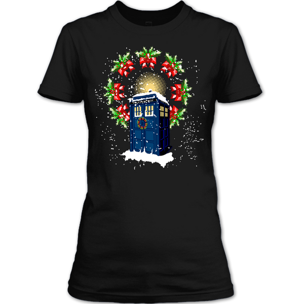 A black t-shirt with the shopify logo