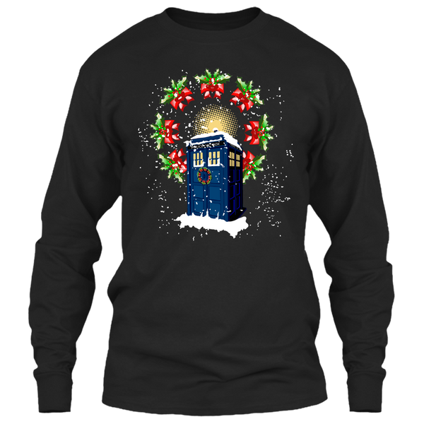 A black t-shirt with the shopify logo