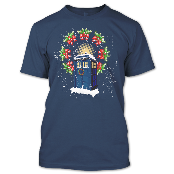 A black t-shirt with the shopify logo