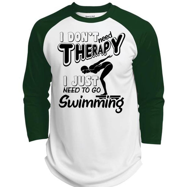 I Don't Need Therapy T Shirt, Being A Swimming T Shirt, Awesome T-Shirts  (Polyester Game Baseball Jersey)