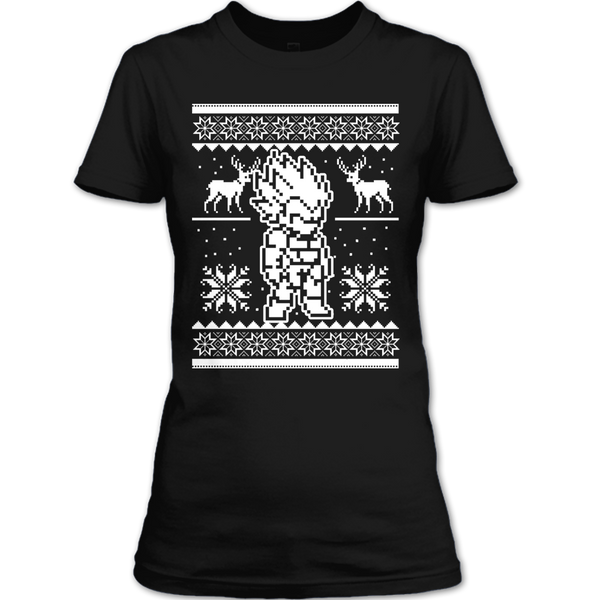 A black t-shirt with the shopify logo