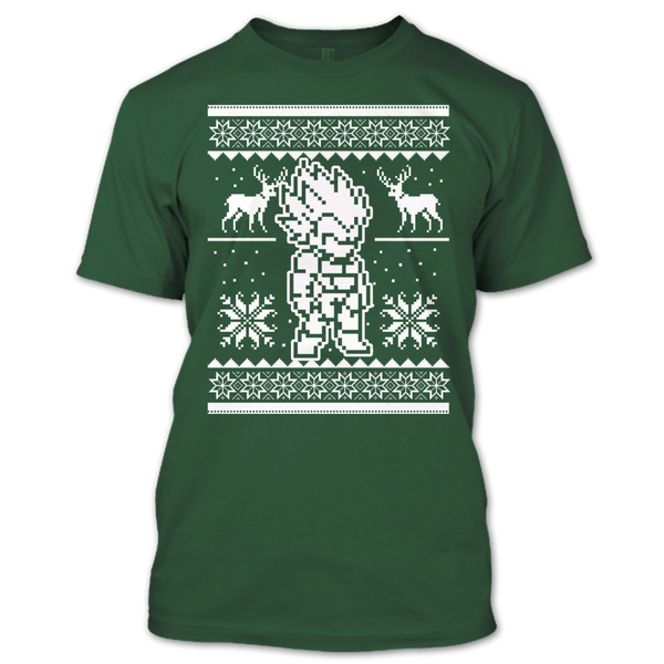 A black t-shirt with the shopify logo