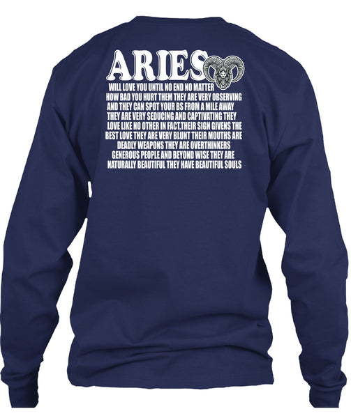 Aries Will Love You T Shirt, They Have Beautiful Souls T Shirt