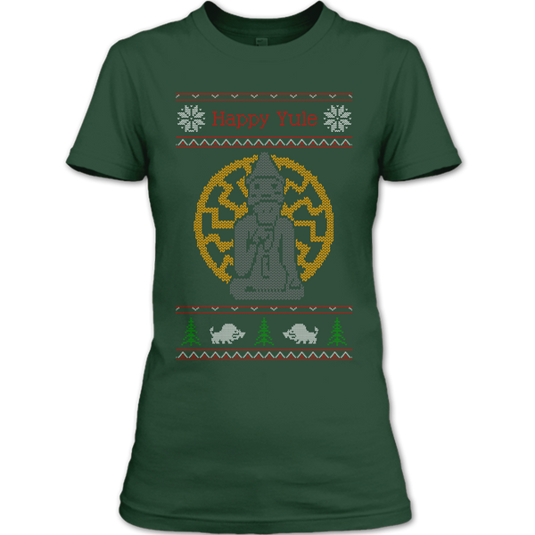 A black t-shirt with the shopify logo