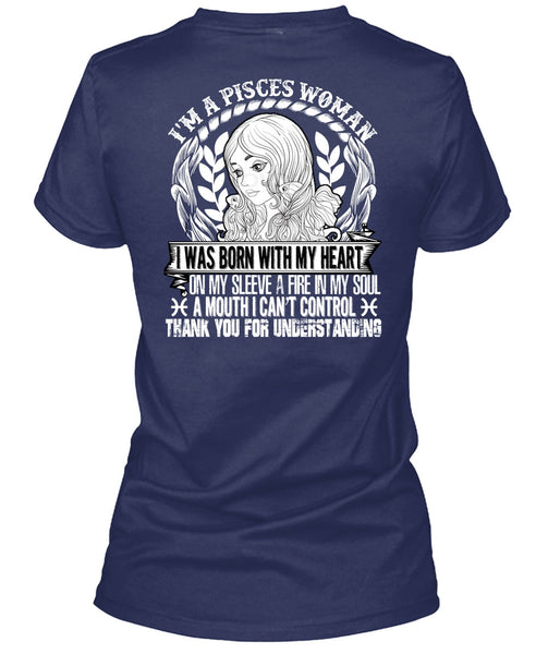 I'm A Pisces Woman T Shirt, Fire In My Soul T Shirt