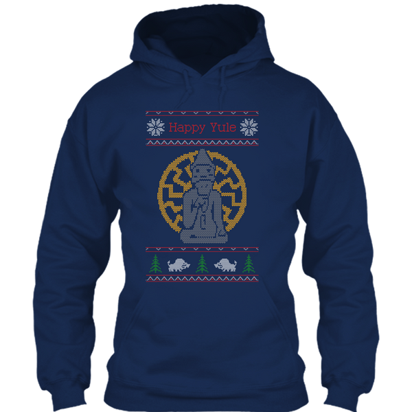 A black t-shirt with the shopify logo