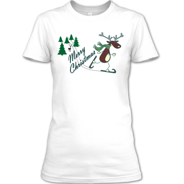 A black t-shirt with the shopify logo