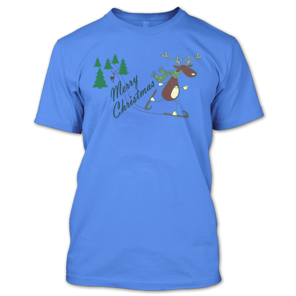 A black t-shirt with the shopify logo