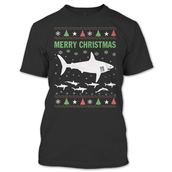 A black t-shirt with the shopify logo