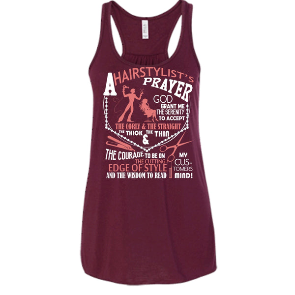 A Hair Stylist's Prayer T Shirt, Hair Stylist's Prayer Tank Top