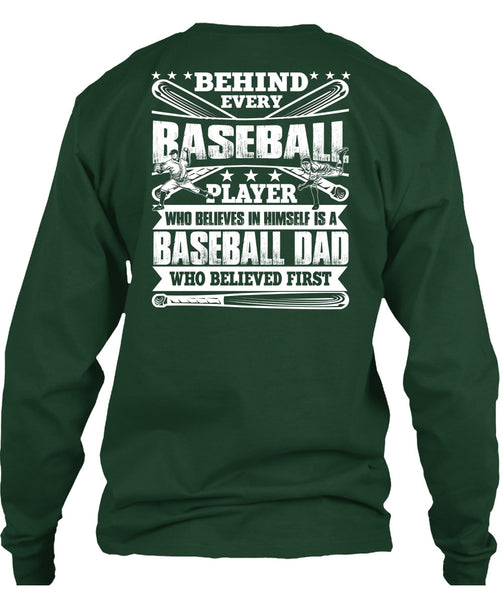 Baseball Dad T Shirt, Behind Every Baseball T Shirt
