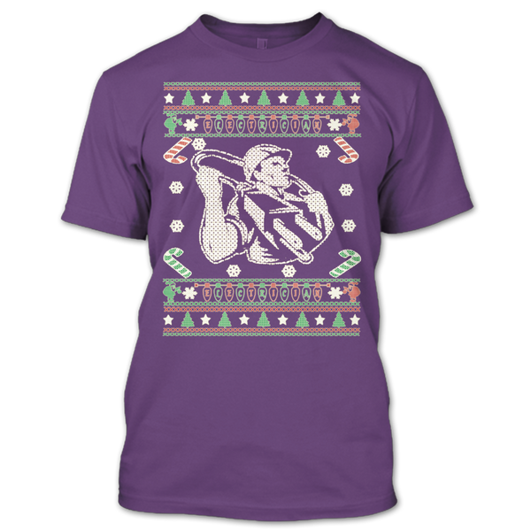 A black t-shirt with the shopify logo