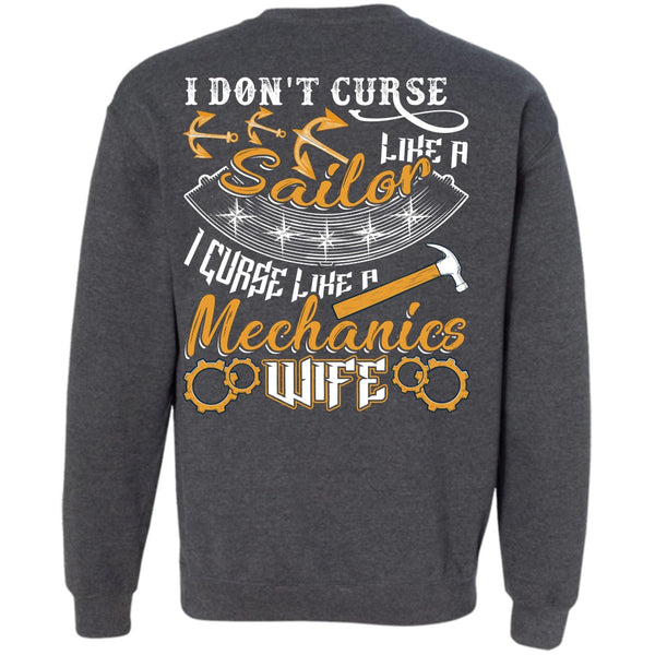 Like A Mechanics Wife T Shirt, I Love Wife Sweatshirt