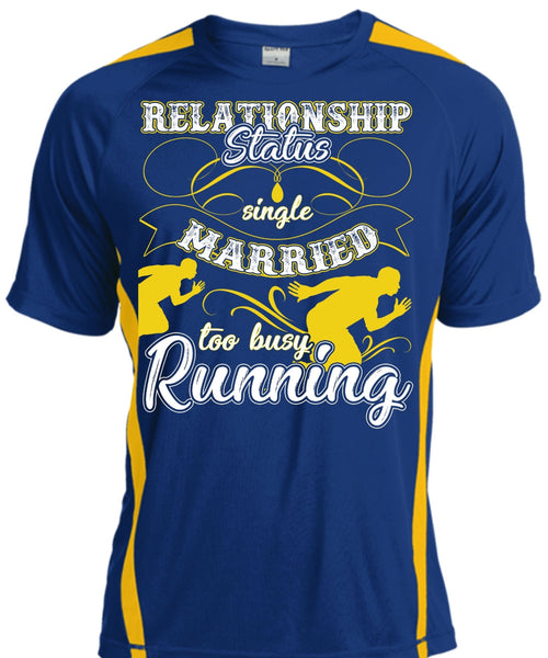 Married Too Busy Running T Shirt, I Love Running T Shirt, Cool Shirt
