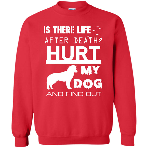 Hurt My Dog And Find Out T Shirt, I Am A Dog Lover Sweatshirt