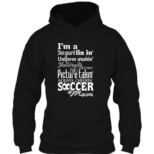 A black t-shirt with the shopify logo