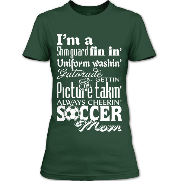 A black t-shirt with the shopify logo