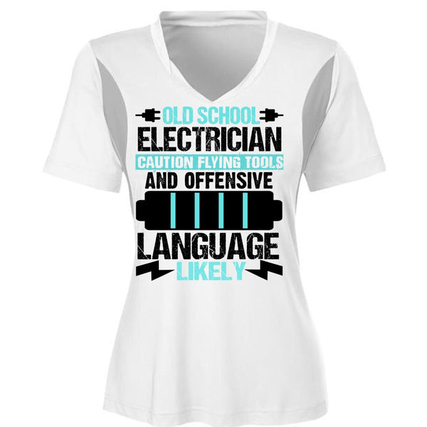 Old School Electrician T Shirt, I Love Electrician T Shirt, Awesome T-Shirts