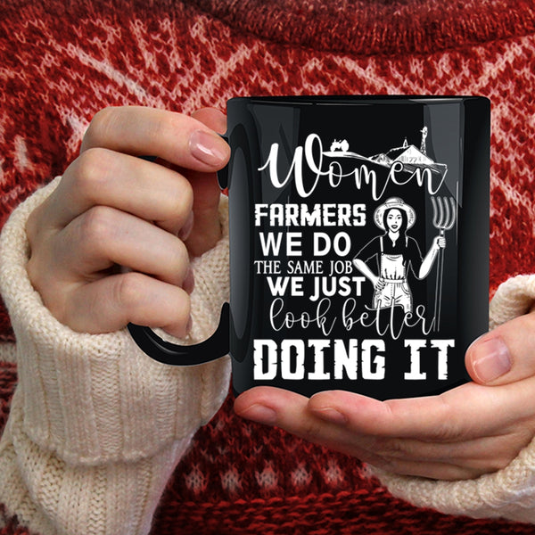 Women Farmers Coffee Mug, Cool Gift For Mom Coffee Cup