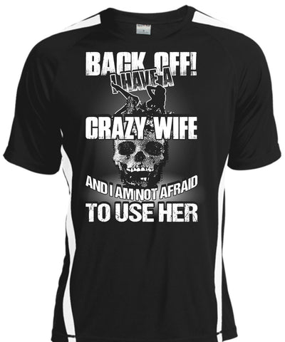 A black t-shirt with the shopify logo