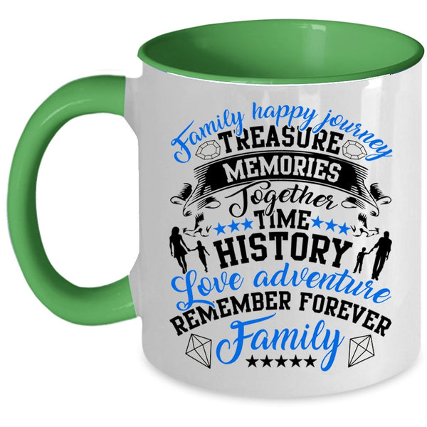 Remember Forever Family Coffee Mug, Family Happy Journey Accent Mug