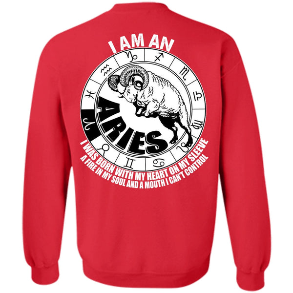 Fire In My Soul T Shirt, I Love Aries Sweatshirt