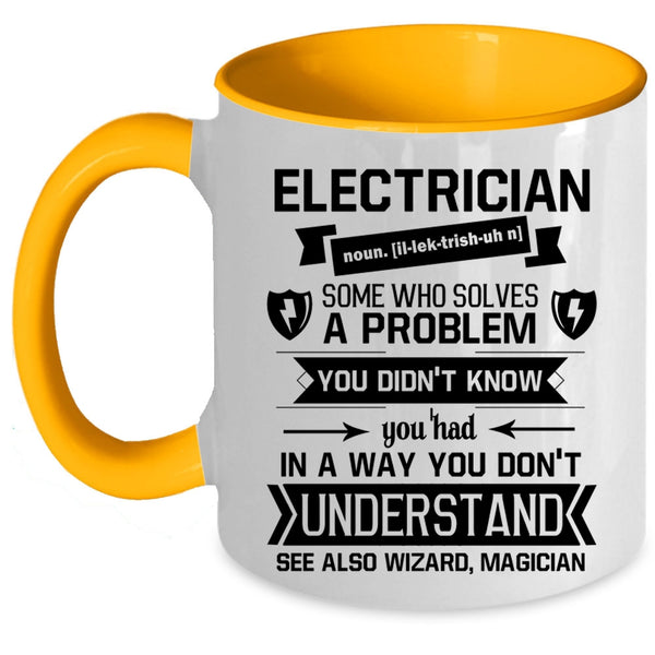 Best Electrician Ever Coffee Mug, Electrician Accent Mug