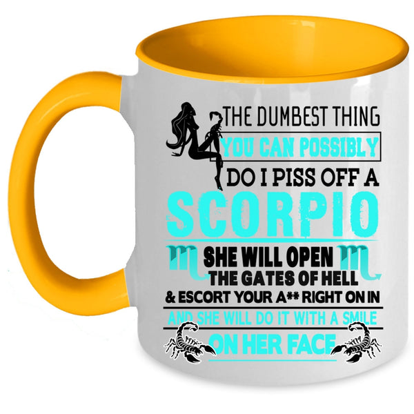 Birthday Gift For Daughter Coffee Mug, Scorpio Accent Mug