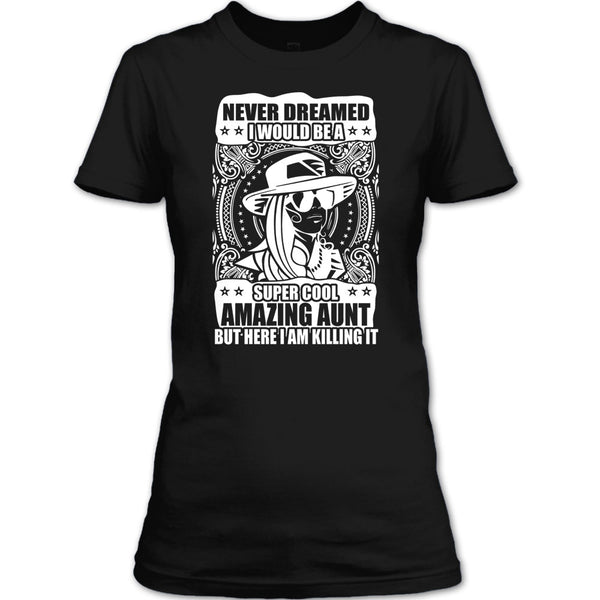 Cool Amazing Aunt T Shirt, Coolest Aunt T Shirt