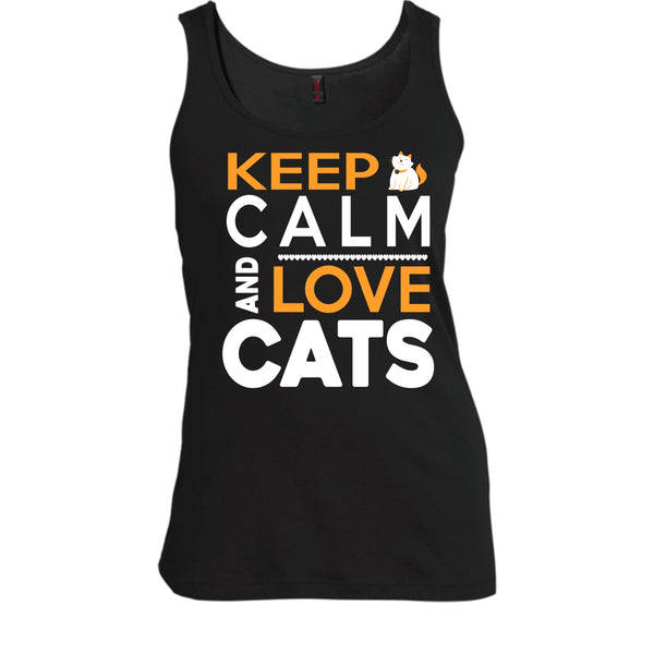 Keep Calm And Love Cat Shirt, Cool Cat Shirt